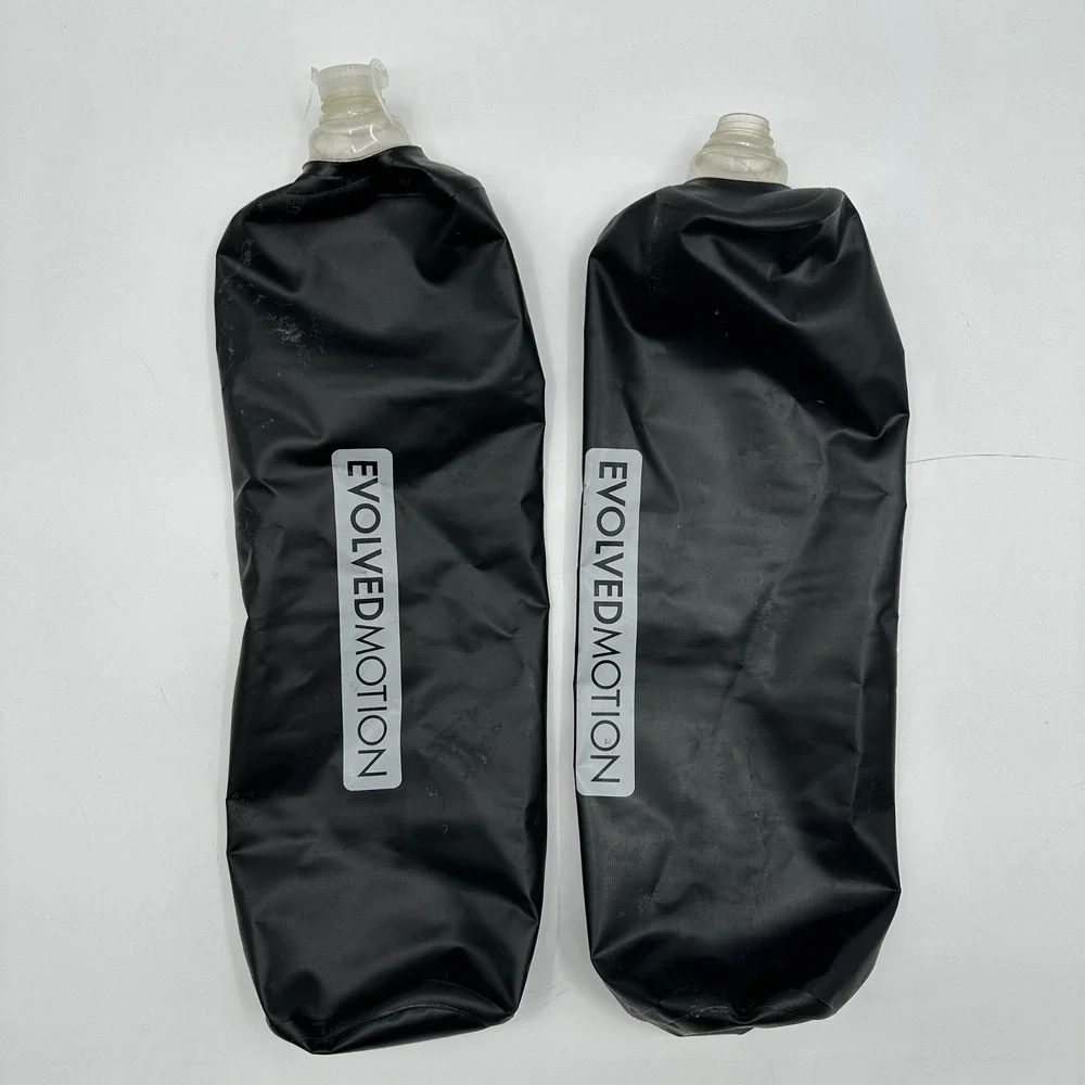 Evolved Motion Black Roll Top Rucking Backpack w/ 2 Water Bladders 30L Bag READ